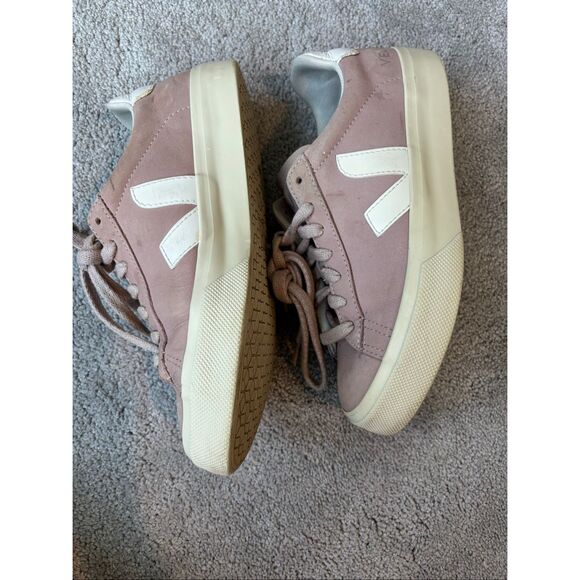 Veja Campo Chromefree Leather Babe / White, Sz 5, $168 - Picture 4 of 10